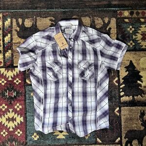 7 Vintage Diamond Western Shirt